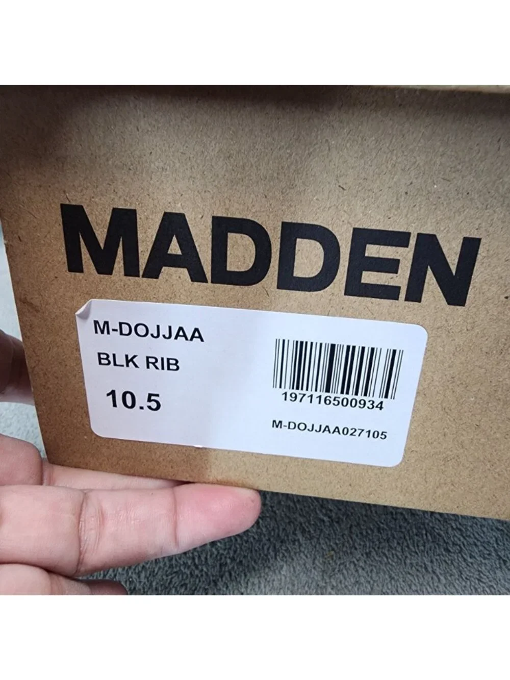 Madden size mens